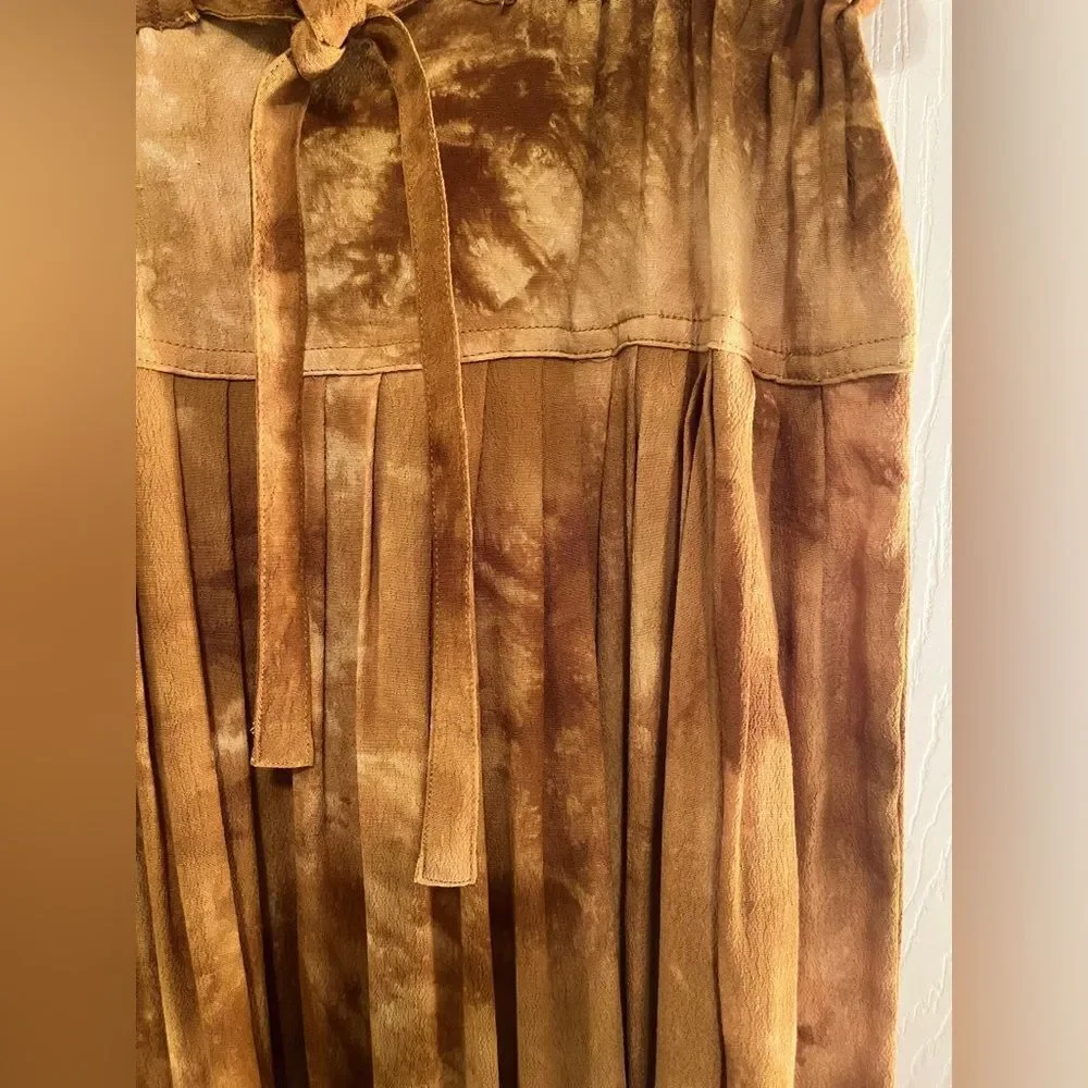 Madewell Smocked Midi Skirt